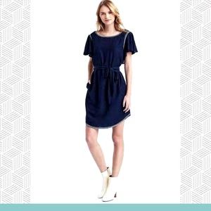 GAP - NWT Embroidery Linen Flutter Dress